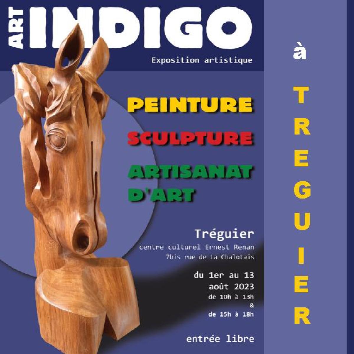 Sigalane-expo à Treguier-avec-Art-Indigo